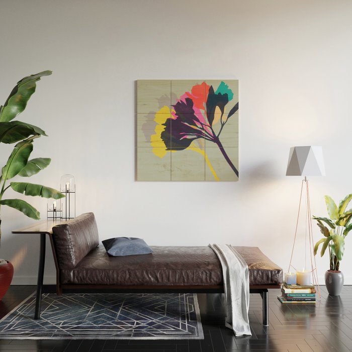 alstroemeria 6 Wood Wall Art Gallery Image 2