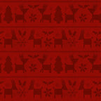 Red Reindeer Fair Isle Print, Red Holiday, Christmas Cheer, Red Christmas Sweater Coffee Mug Gallery Image 2