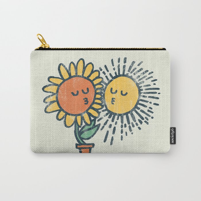 Sun Kissed sunflower Carry All Pouch Gallery Image 1