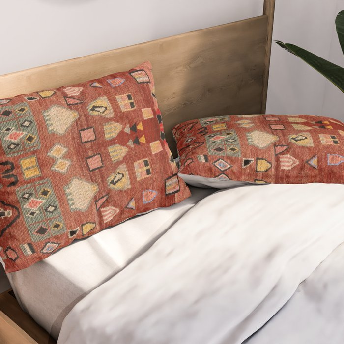 Heritage Moroccan Berber Style Design D9 Pillow Sham Gallery Image 2