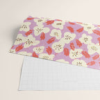 Bold flowers in my garden on chaly pink Wrapping Paper Gallery Image 2