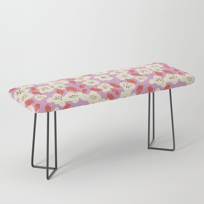 Bold flowers in my garden on chaly pink Bench Gallery Image 1