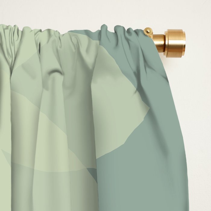 Lotus Flower Minimalism XIV Window Curtain Gallery Image 2