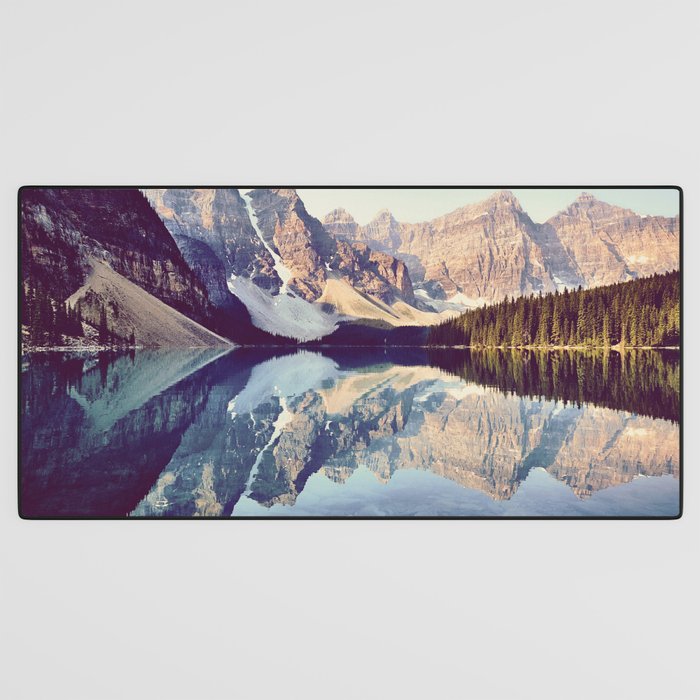 Moraine Lake Reflection Desk Mat Gallery Image 3