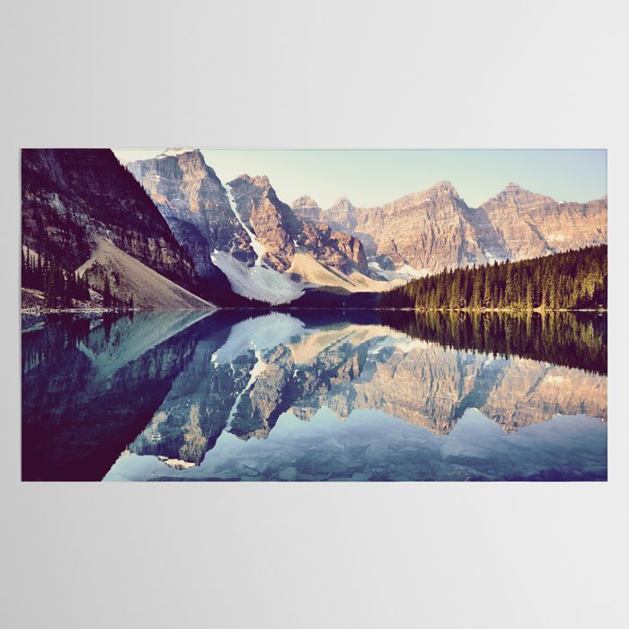 Moraine Lake Reflection Tablecloth Gallery Image 2