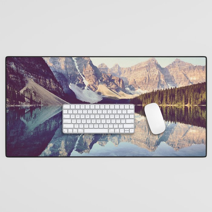 Moraine Lake Reflection Desk Mat Gallery Image 1