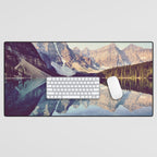 Moraine Lake Reflection Desk Mat Gallery Image 1