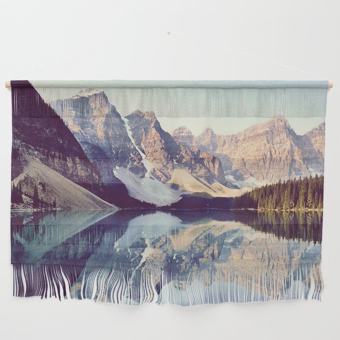 Moraine Lake Reflection Wall Hanging Gallery Image 1