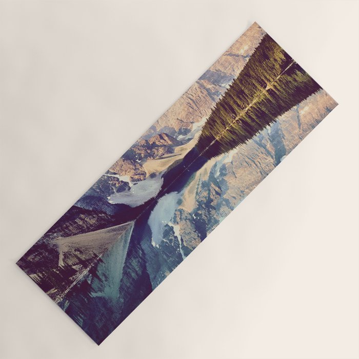 Moraine Lake Reflection Yoga Mat Gallery Image 1