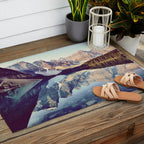 Moraine Lake Reflection Outdoor Rug Gallery Image 2