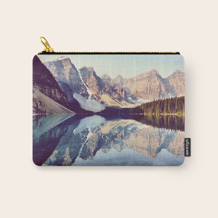 Moraine Lake Reflection Carry All Pouch Gallery Image 1