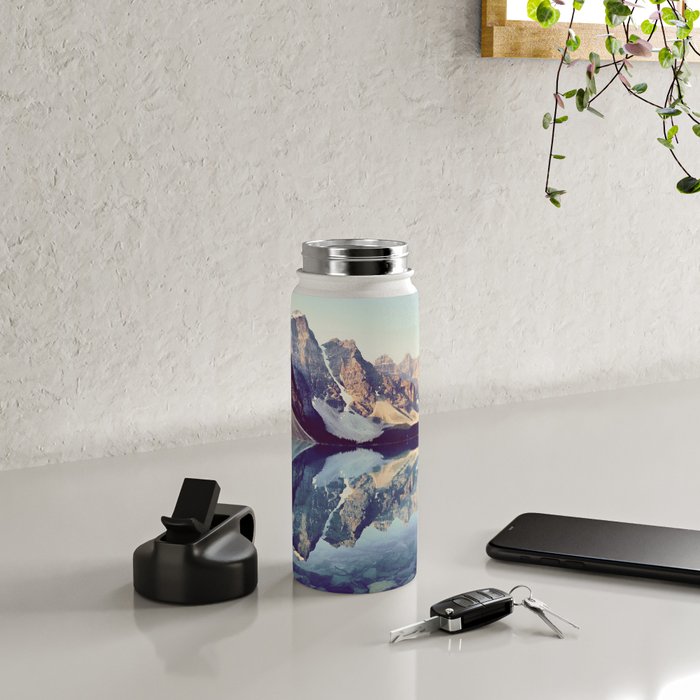 Moraine Lake Reflection Water Bottle Gallery Image 4