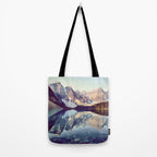 Moraine Lake Reflection Tote Bag Gallery Image 2