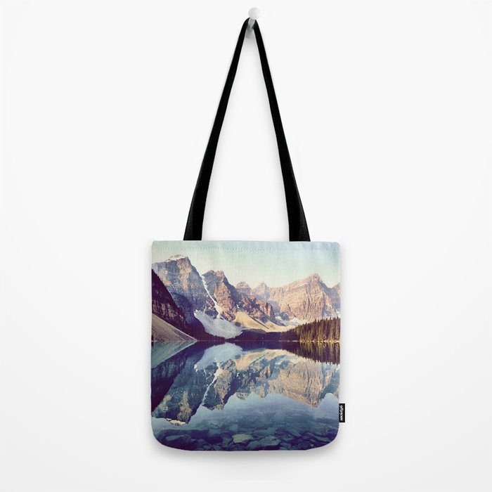 Moraine Lake Reflection Tote Bag Gallery Image 2
