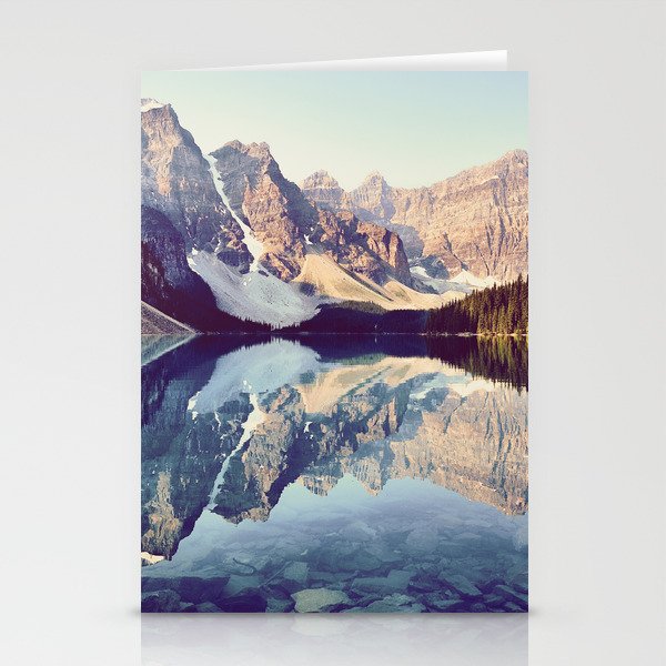 Moraine Lake Reflection Stationery Card Gallery Image 2