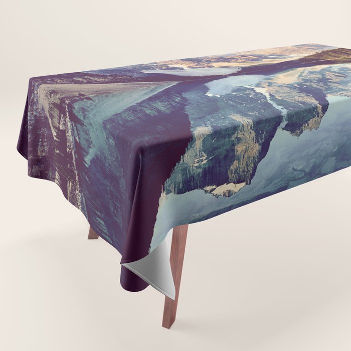 Moraine Lake Reflection Tablecloth Gallery Image 1