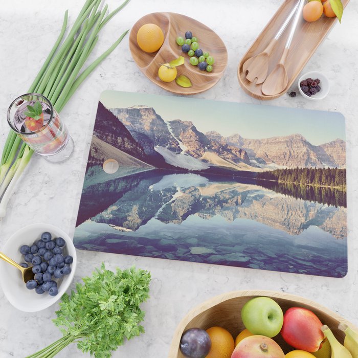 Moraine Lake Reflection Cutting Board Gallery Image 2