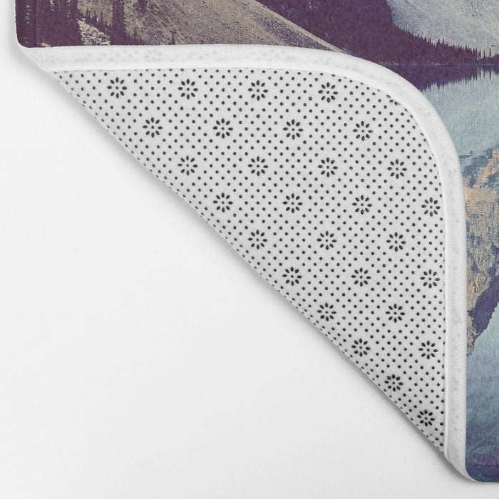 Moraine Lake Reflection Bath Mat Gallery Image 2
