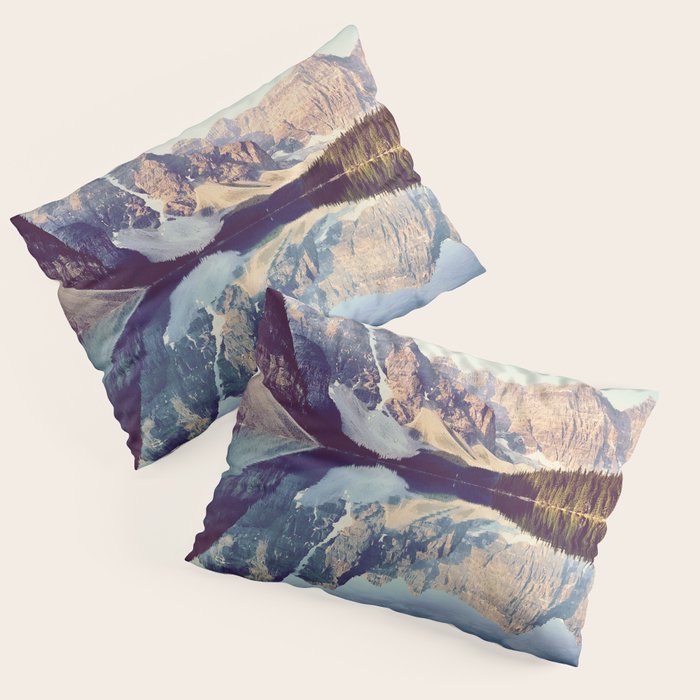 Moraine Lake Reflection Pillow Sham Gallery Image 1