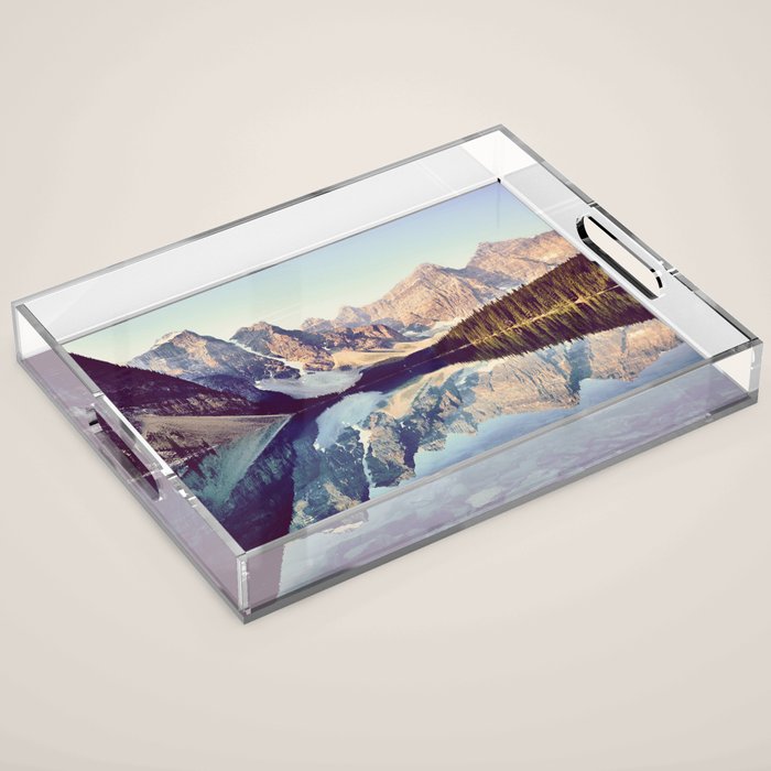 Moraine Lake Reflection Acrylic Tray Gallery Image 1