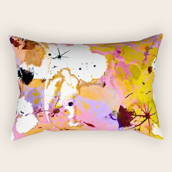 Wildflower Light Rectangular Pillow Gallery Image 1