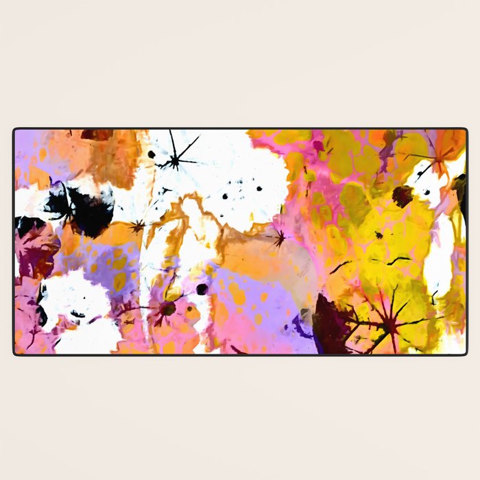 Wildflower Light Desk Mat Gallery Image 3
