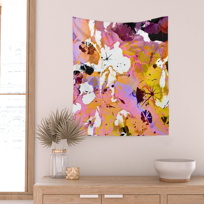 Wildflower Light Wall Tapestry Gallery Image 2