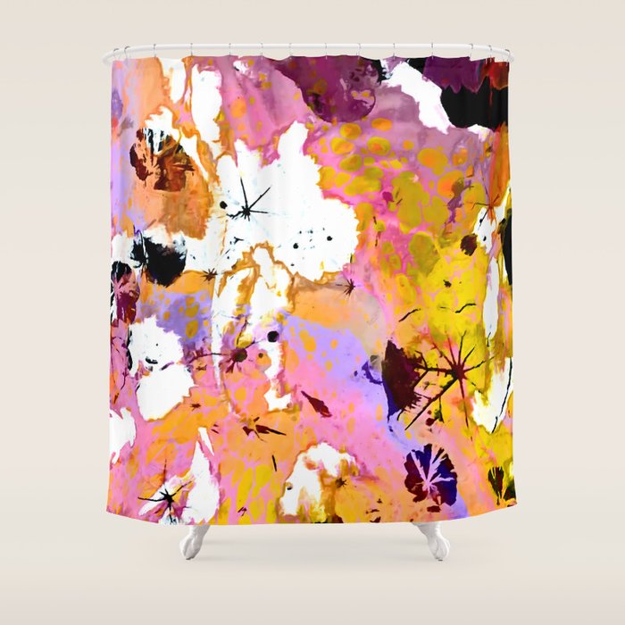 Wildflower Light Shower Curtain Gallery Image 1