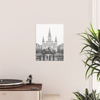 Jackson Square New Orleans Black and White Photography Poster Gallery Image 2