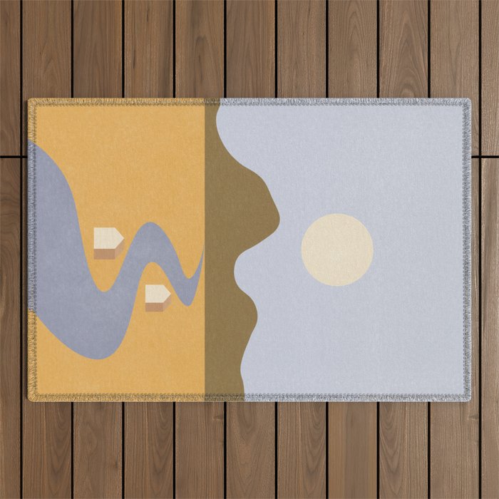 Tiny House #5 Outdoor Rug Gallery Image 1