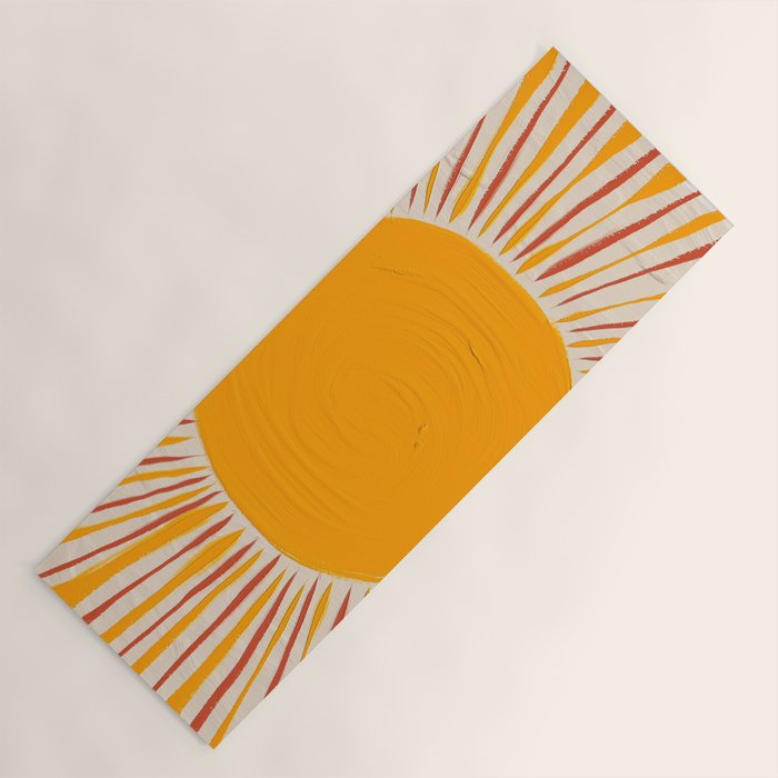 Retro Sunrise Yoga Mat Gallery Image 1