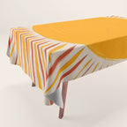 Retro Sunrise Tablecloth Gallery Image 1