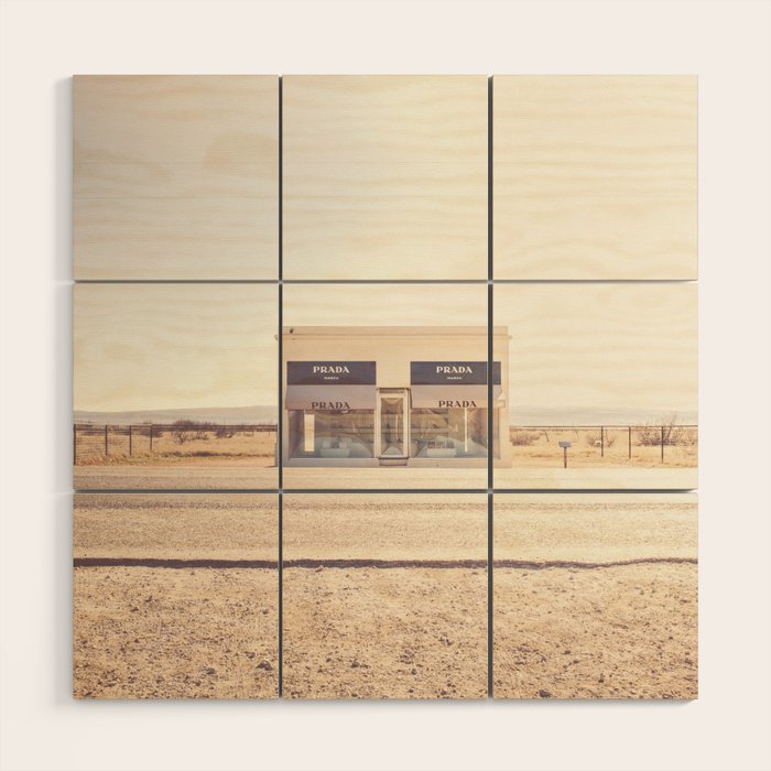 Marfa Texas Icon Wood Wall Art Gallery Image 1