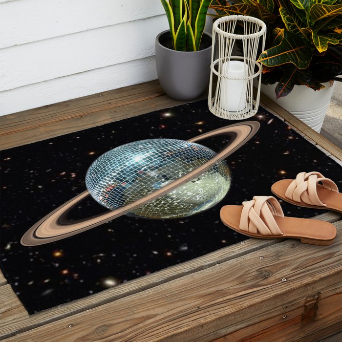 Saturn Disco II Outdoor Rug Gallery Image 2