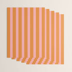Simple Stripes Pattern - Pink Orange Wrapping Paper Gallery Image 3