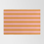 Simple Stripes Pattern - Pink Orange Rug Gallery Image 2