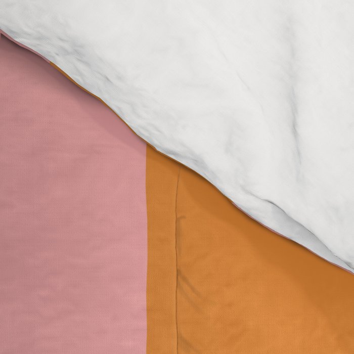 Simple Stripes Pattern - Pink Orange Comforter Gallery Image 4