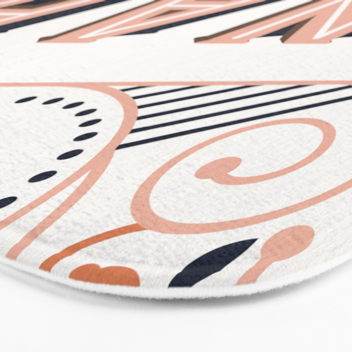 Nah - Peach Palette Bath Mat Gallery Image 3
