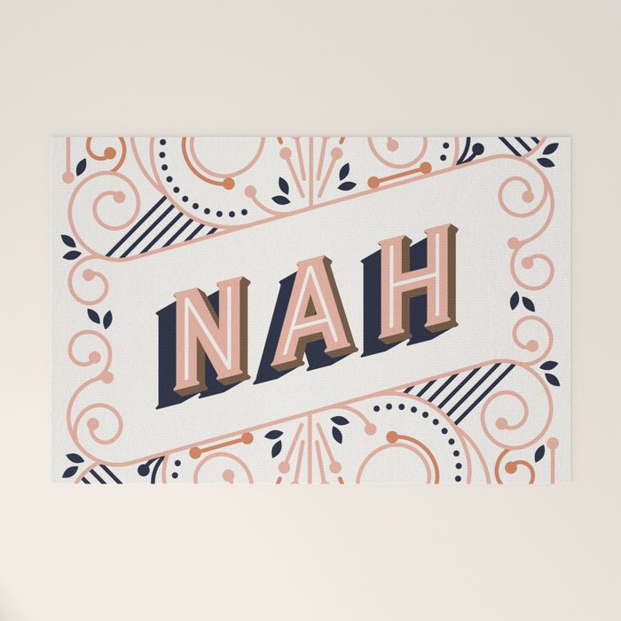 Nah - Peach Palette Welcome Mat Gallery Image 1