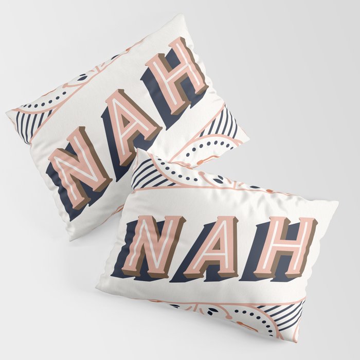 Nah - Peach Palette Pillow Sham Gallery Image 1
