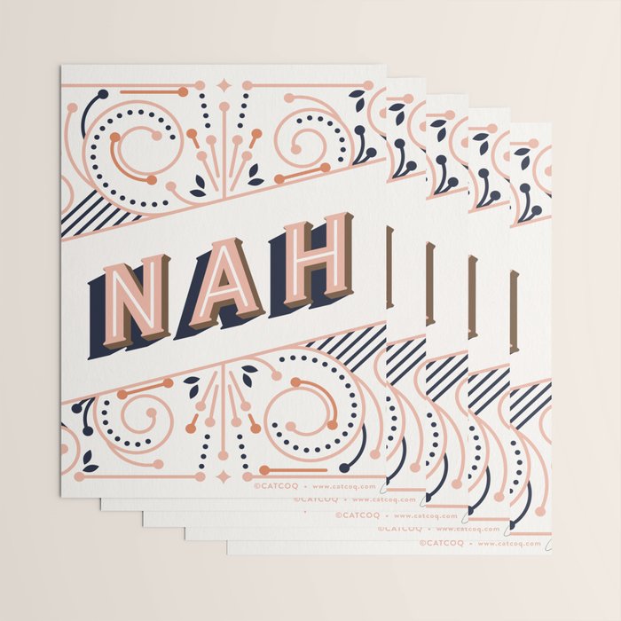 Nah - Peach Palette Wrapping Paper Gallery Image 3