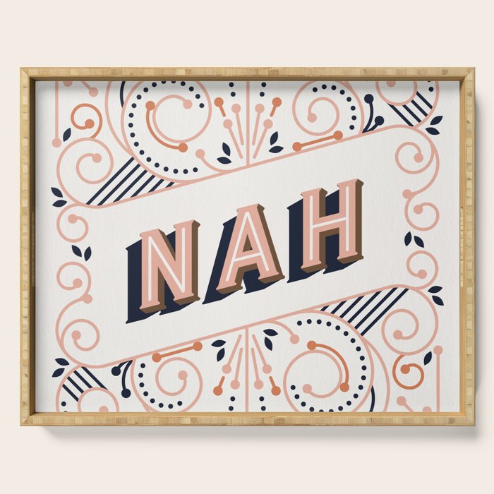 Nah - Peach Palette Serving Tray Gallery Image 1