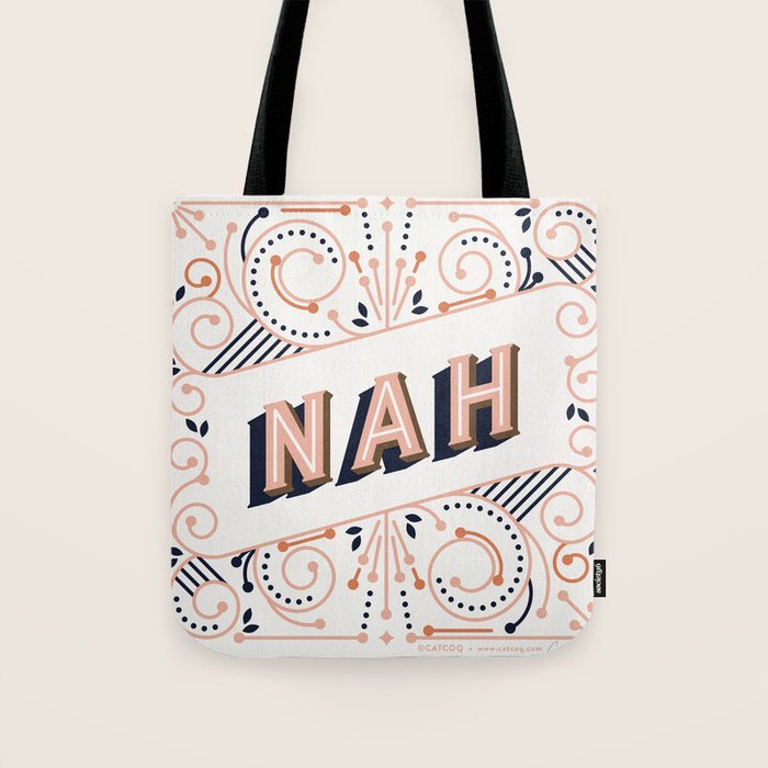 Nah - Peach Palette Tote Bag Gallery Image 1