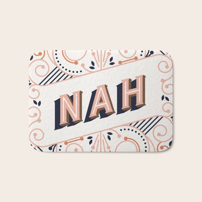 Nah - Peach Palette Bath Mat Gallery Image 1