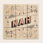 Nah - Peach Palette Wood Wall Art Gallery Image 1