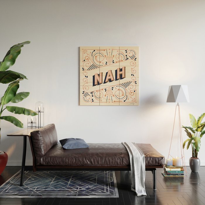 Nah - Peach Palette Wood Wall Art Gallery Image 2