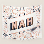 Nah - Peach Palette Wall Tapestry Gallery Image 4