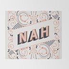 Nah - Peach Palette Throw Blanket Gallery Image 2