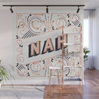 Nah - Peach Palette Wall Mural Gallery Image 1