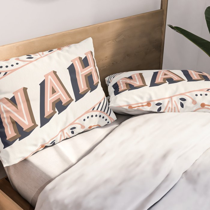 Nah - Peach Palette Pillow Sham Gallery Image 2